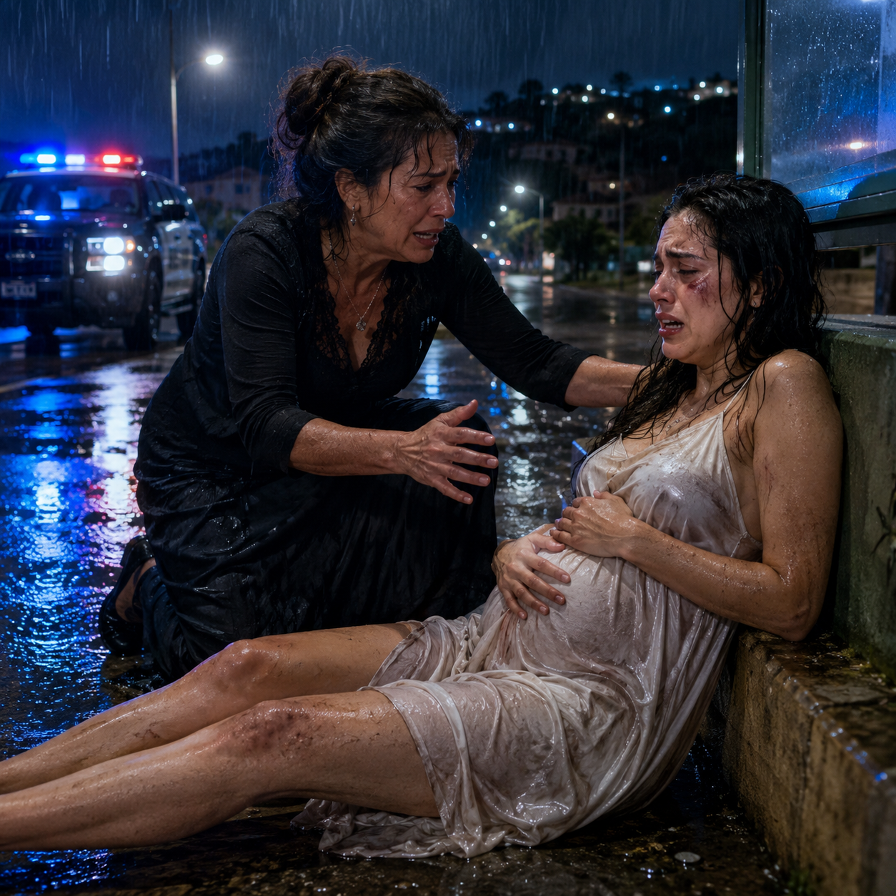 She was found pregnant and abandoned in the rain; her husband believed no one would find out the truth, until her mother received the call from the hospital