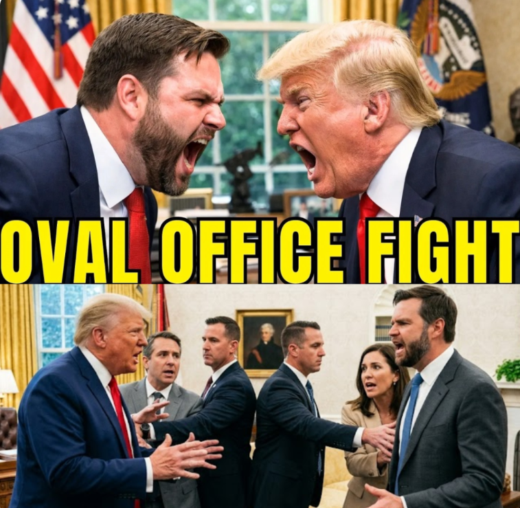 JD Vance And Trump have UGLY OVAL OFFICE FIGHT and STAFF are HORRIFIED?!
