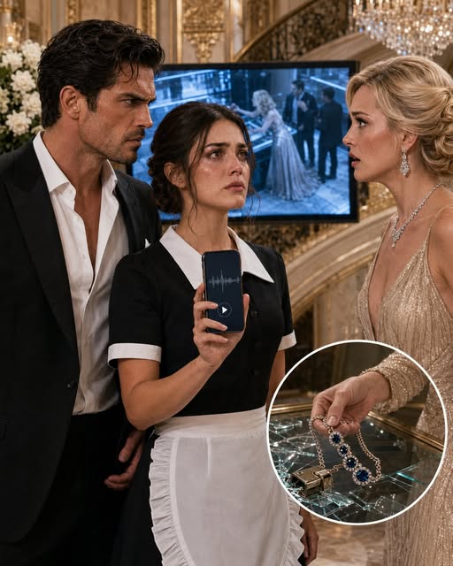 The Billionaire’s Fiancée Accused the Maid of Stealing a Priceless Sapphire. She Didn't Know He Was Watching the Hidden Camera.