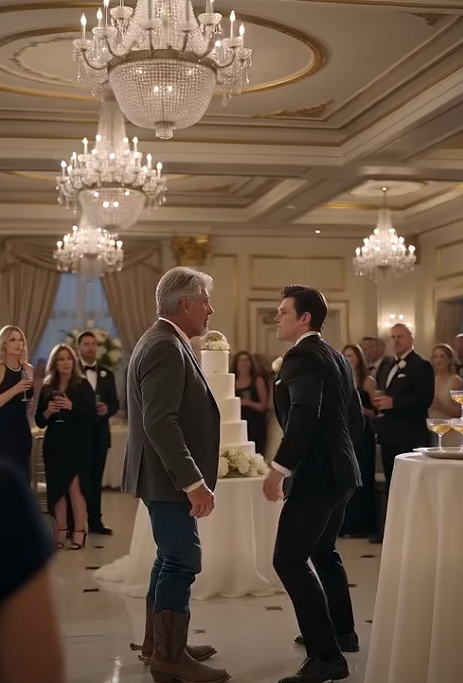 My new son-in-law slapped me onto a marble floor at my daughter’s wedding reception, held up a velvet box filled with copies of my ranch keys, and said, "A man your age shouldn’t be carrying that burden alone