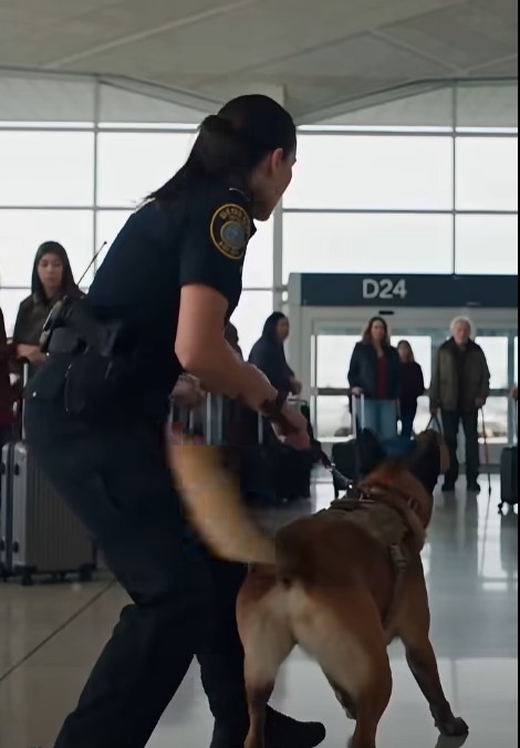 My police dog had obeyed every command for four years—until he saw an elderly veteran standing alone in a crowded airport. He snapped his leash, ignored my orders, and charged toward the terrified man as officers reached for their guns. But when he finally reached the stranger, he dropped to the floor, pressed his head against the man's boots, and began whimpering like a dog who had just found his dead owner.