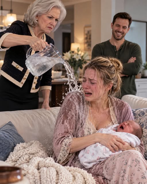 MY HUSBAND WATCHED HIS MOTHER POUR COLD WATER OVER MY POSTPARTUM BODY AND SAID, “MOM’S JUST TRYING TO TEACH YOU.” HE THOUGHT I WOULD CRY, APOLOGIZE, AND MAKE HIS DINNER. INSTEAD, I MADE ONE PHONE CALL. MINUTES LATER, WORKERS WERE CARRYING HIS BELONGINGS OUTSIDE WHILE THE NEIGHBORS WATCHED. THEN THE PROPERTY MANAGER WHISPERED, “CLAIRE, YOU NEED TO SEE WHAT THEY’VE BEEN HIDING.”