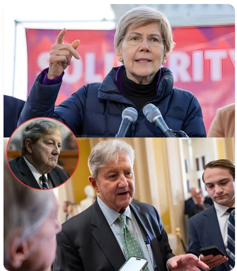 Elizabeth Warren’s calculated attempt to publicly corner Senator John Ǩennedy backfired spectacularly today