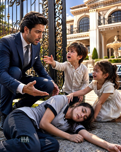 THE BILLIONAIRE FOUND HIS HOUSEKEEPER COLLAPSED AT THE GATE — THEN HIS TWINS REVEALED WHY THEY LOVED HER MORE THAN THEIR OWN HOME