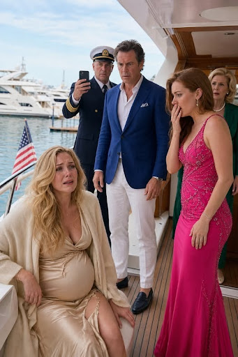12"The Mistress Pushed His Pregnant Wife Off the Yacht, Then Smiled—Until the Video Reached the One Man Her Husband Feared