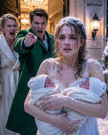 My Husband Threw Me and Our Newborn Twins Into the Snow… Then I Made One Call That Took Back Everything He Thought Was His