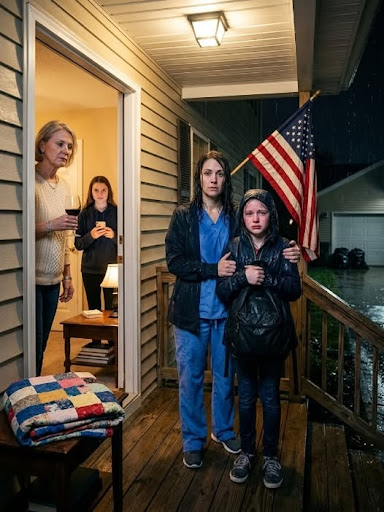 My 11-year-old daughter got home and her key didn’t fit; she sat five hours in the rain, waiting; then my mother stepped outside and said, “we have all decided you don’t live here anymore