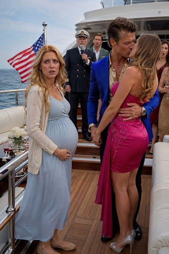 13"He Kissed His Mistress On His Boss’s Yacht, Mocking His Pregnant Wife—Until The Captain Announced She Owned The Entire Company