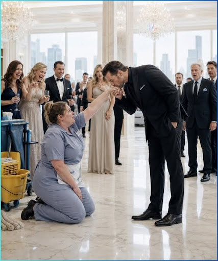 Everyone laughed when the obese janitor fell to her knees until Chicago’s most feared man kissed her hand