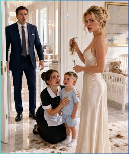 The Billionaire Came Home Early and Found His Fiancée Holding a Maid’s Toddler’s Cut Hair