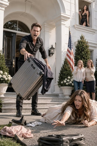 My husband threw my luggage out BECAUSE OF HIS MISTRESS, And The Neighbors Laughed—Five Minutes Later, The Gate Opened, An Old Lawyer Arrived, And My Husband Learned The Mansion Was Never His...