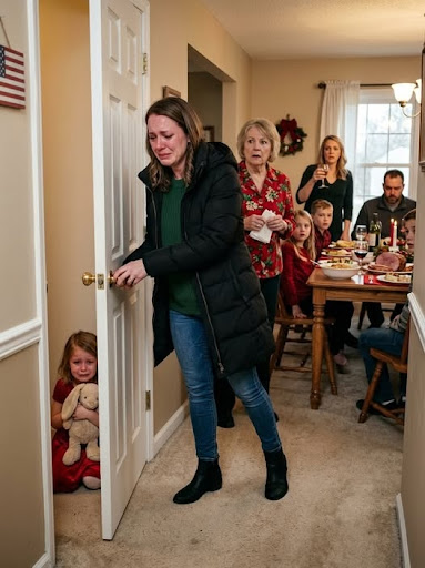 At Christmas dinner, my mother locked my 6-year-old daughter in a bare room without food and told me she needed to learn her place, expecting me to stay quiet like always—but when she tried to twist the story at Lucy’s school after I cut off her mortgage, utilities, and grocery money, the hallway recording, payment records, and teacher report proved exactly who had been hurting my child