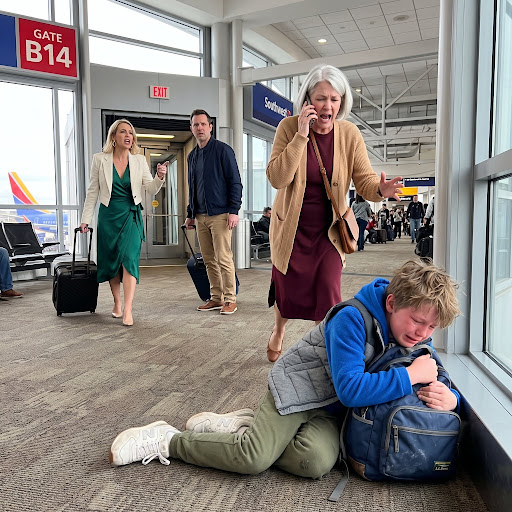 My 10-year-old grandson was abandoned at the airport by my daughter-in-law while she boarded a plane with my son and her children for a two-week vacation. Then she texted me, saying she had decided he was grounded and should stay home. I took action, and within three days, their vacation was destroyed.