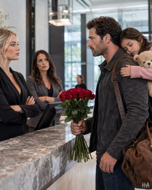 A Widowed Father Was Turned Away From His Own Hotel With His Sleeping Daughter in His Arms… But When the Staff Found Out Who He Really Was, It Was Already Too Late