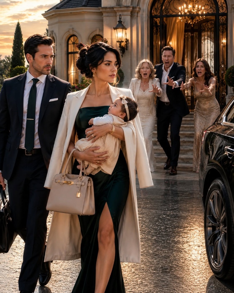 THREE DAYS AFTER MY BABY CAME HOME, MY HUSBAND LOCKED ME OUT OF MY OWN MANSION