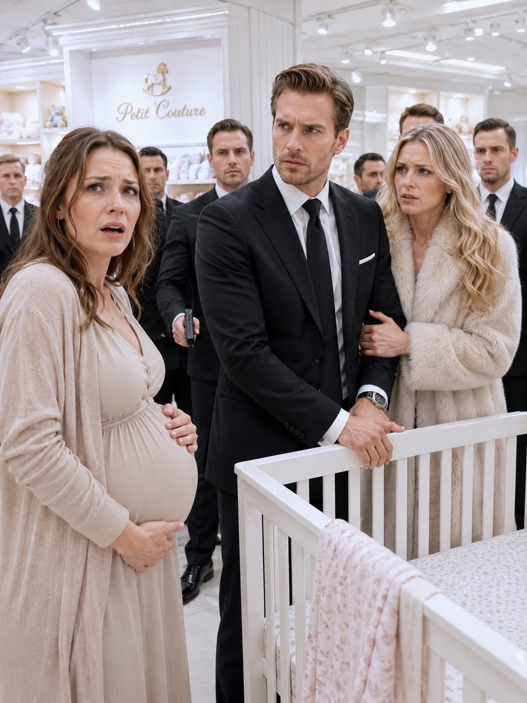 My Husband Brought His Mistress to Buy a Crib for “Their Baby”—Then the Store Owner Looked at My Pregnant Belly and Asked Why My Name Was on the $12 Million Trust**