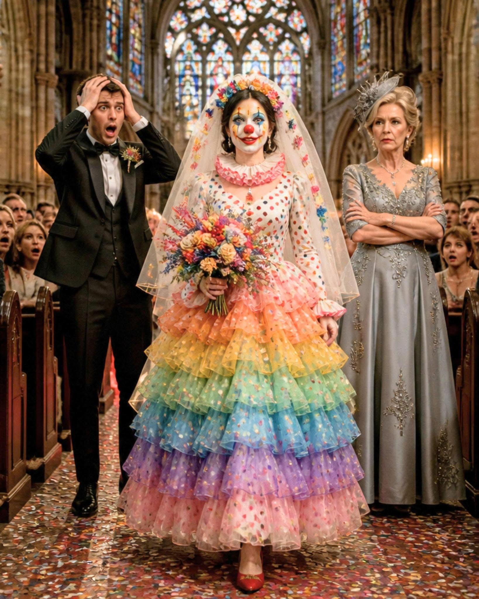 THE BRIDE WHO WORE THE CLOWN SUIT