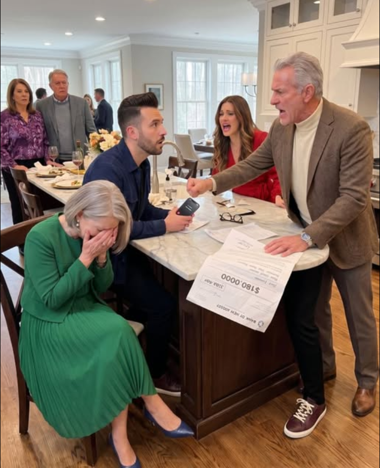 At my son’s housewarming party, he raised his glass and declared, “My in-laws paid for this house.” My wife looked down in silence. I had paid $180,000. I said nothing at the party—but when Monday morning came, the bank called him, and the truth he ignored was suddenly impossible to escape.
