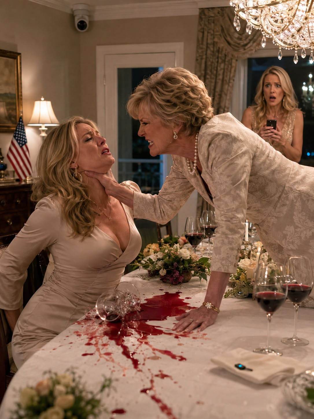 THE WOMAN AT THE HEAD OF THE TABLE