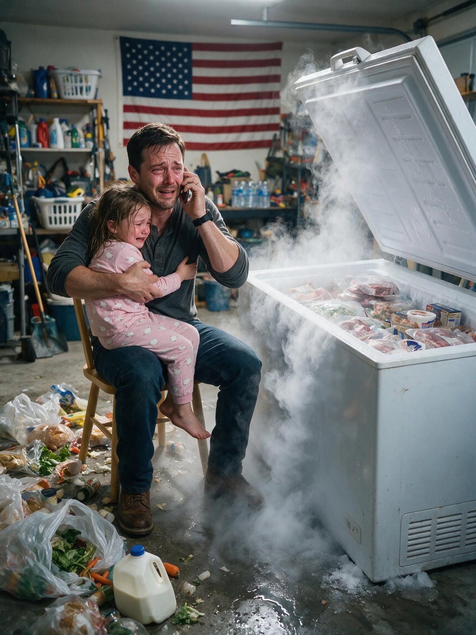 THE FREEZER IN THE GARAGE**
