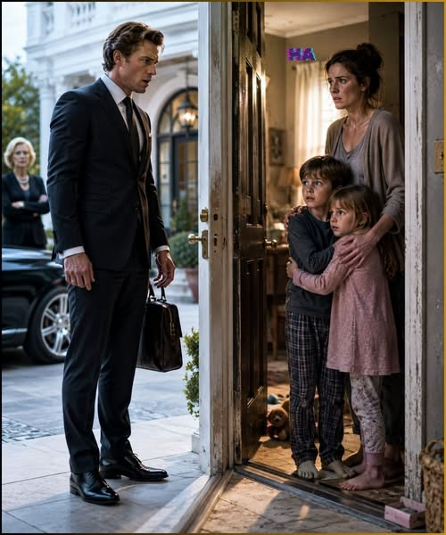 THE MAN AT THE DOOR