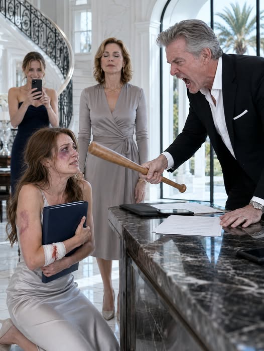 Sign it right now, or I'll break your other arm!"" my father shouted after b:eati:ng me to force me to give up my grandmother's inheritance. My stepmother and stepsister laughed while recording everything. I simply picked up the pen and said,