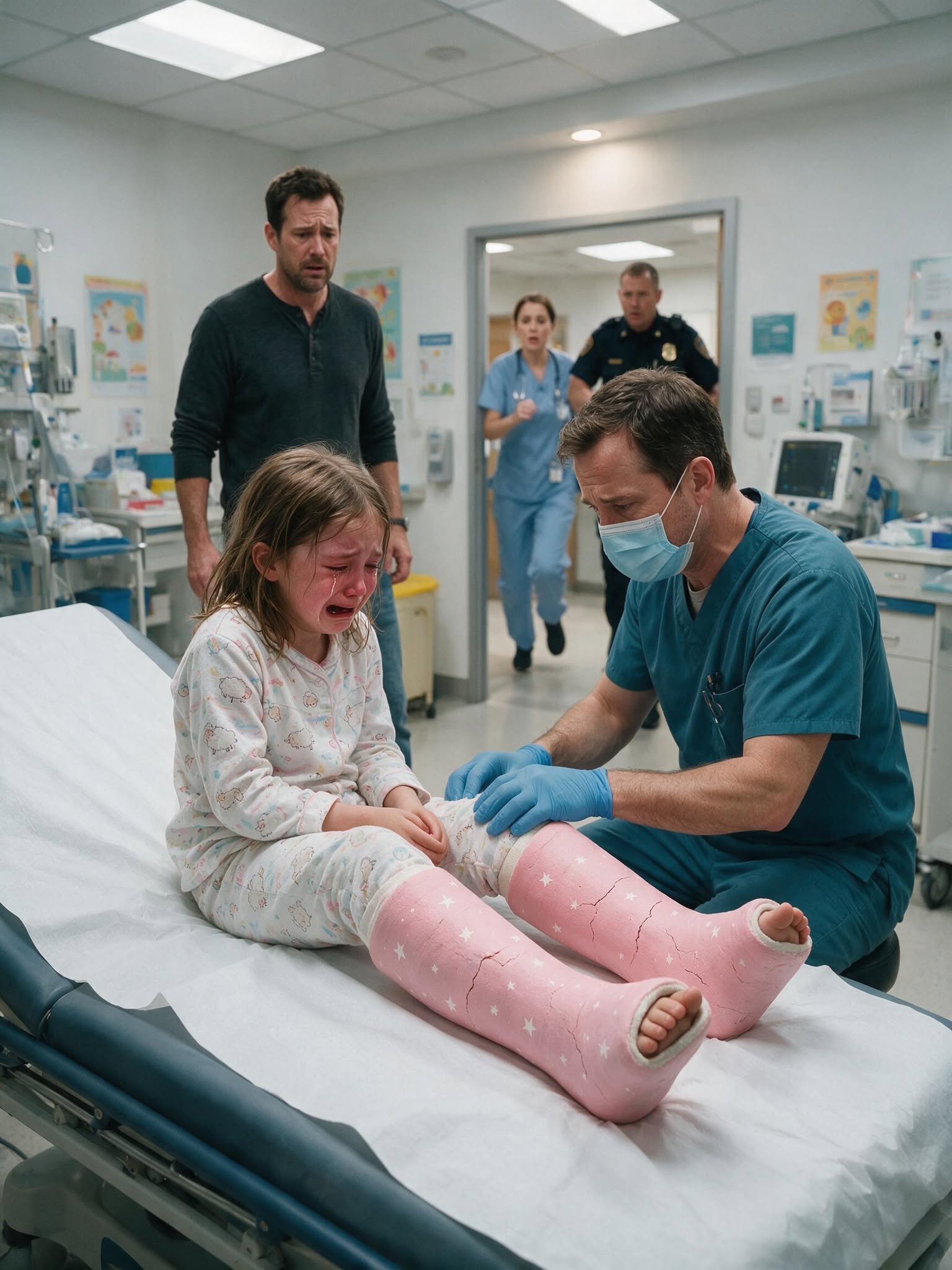 I Was Rem0ving a 6-Year-Old Girl’s Leg C@st When My Saw H!t Something Solid... What I Found Hidden Inside Forced Me to Tr!gger the Hospital Emergency @larm.