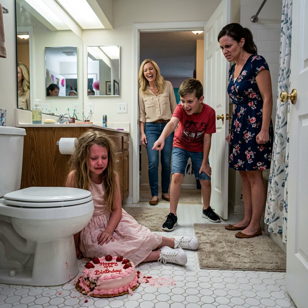 He Threw My Daughter’s Cake Into the Bathroom. My Sister Laughed.