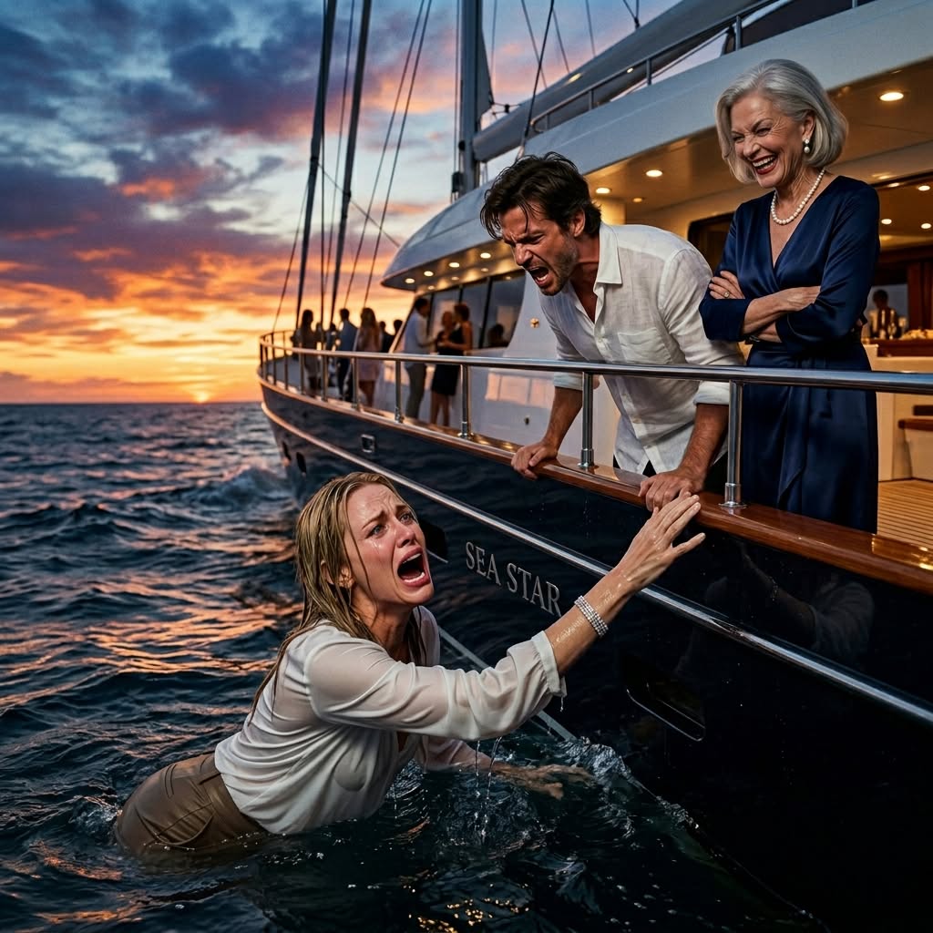 My Husband Shoved Me Into The Ocean For My $5 Billion Fortune While His Mother Laughed—But When They Got Home, I Was Already There With A Surprise