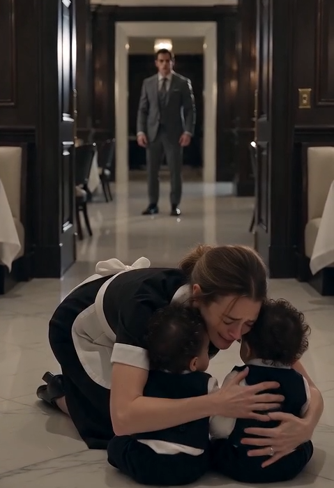 The Waitress They Called Too Broken to Matter... Was the Mother His Triplets Had Been Crying For