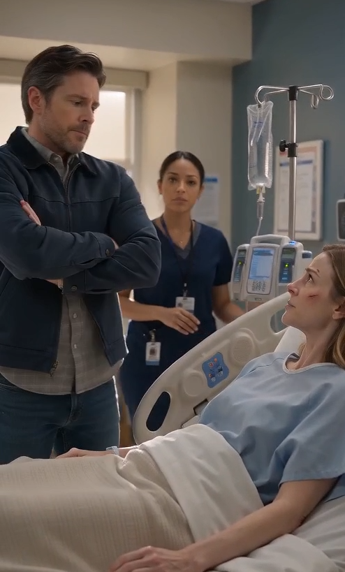 After getting hit by a car, I was hospitalized with serious injuries. A few hours later, my husband stormed in and shouted, "Stop the drama. Get up and cook for my mom's birthday." I stayed quiet, but he dragged me out of bed, saying he wouldn't waste money on my dramas. Then the door opened and my husband started shaking because of who walked in...