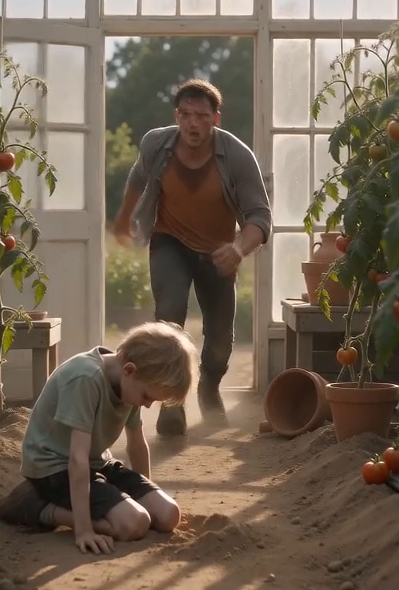 48"My truck broke down, so I came home 6 weeks early and found my son Tyler missing. My wife claimed he was at an “enrichment program.” One hour later, I found him trapped inside a 95°F greenhouse, underweight and begging me not to leave. Then he told me about another little boy.