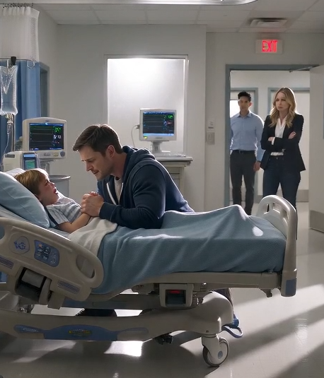 43"“Dad… Please Don’t Make Me Sit Down.” My Ten-Year-Old Son Whispered At My Door — What Hospital Staff Discovered Moments Later Changed Everything…