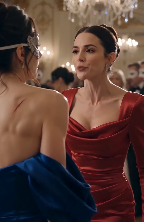 35"At the masked gala, my jealous half-sister ripped my blue gown and sneered, “Cheap fabric for the unwanted daughter.” Humiliated, I called my husband.