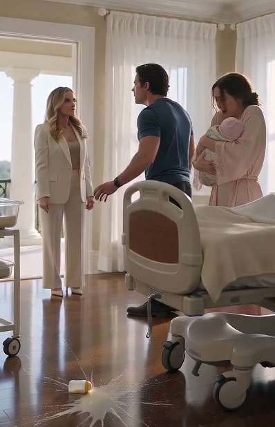 60"Five years after my husband died, I visited a colleague and was shocked to see my 'late' husband and mother-in-law taking care of a new mother. I instantly made his whole family crumble!""