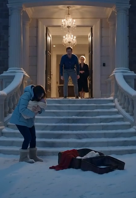 63"“Take your babies and get out!” My mother-in-law screamed as my husband forced me and my ten-day-old twins into the freezing snow. They thought I was a broke designer with nowhere to turn.