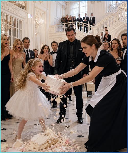 THE MAID TORE THE BIRTHDAY CAKE FROM THE MAFIA BOSS’S DAUGHTER’S HANDS AND THE BRACELET ON HER WRIST EXPOSED A BETRAYAL INSIDE HIS OWN HOME