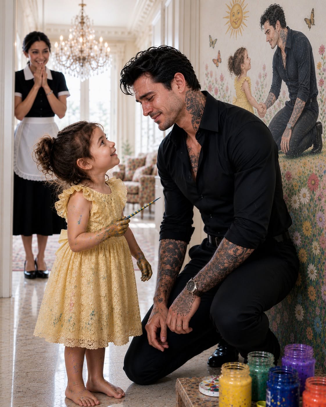 THE MOST FEARED MAFIA BOSS IN NEW YORK CAUGHT MY THREE-YEAR-OLD DAUGHTER PAINTING INSIDE HIS DEAD CHILD’S LOCKED ROOM