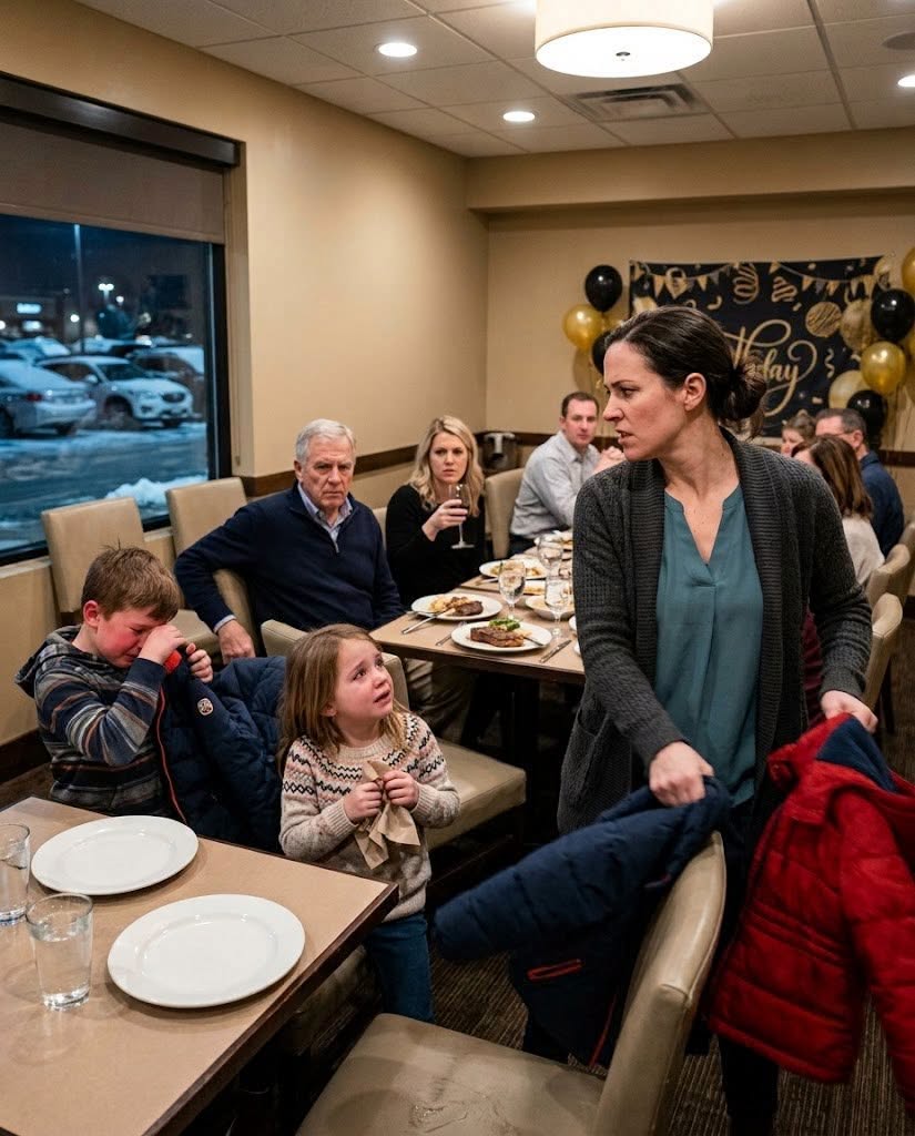 AT MY FATHER’S 70TH BIRTHDAY, MY CHILDREN WERE TOLD TO WAIT FOR LEFTOVERS—THEN I LEARNED THE EMPTY PLATES, MY PUBLIC HUMILIATION, AND MY DISMISSAL FROM THE FAMILY COMPANY HAD ALL BEEN PLANNED BEFORE WE ARRIVED