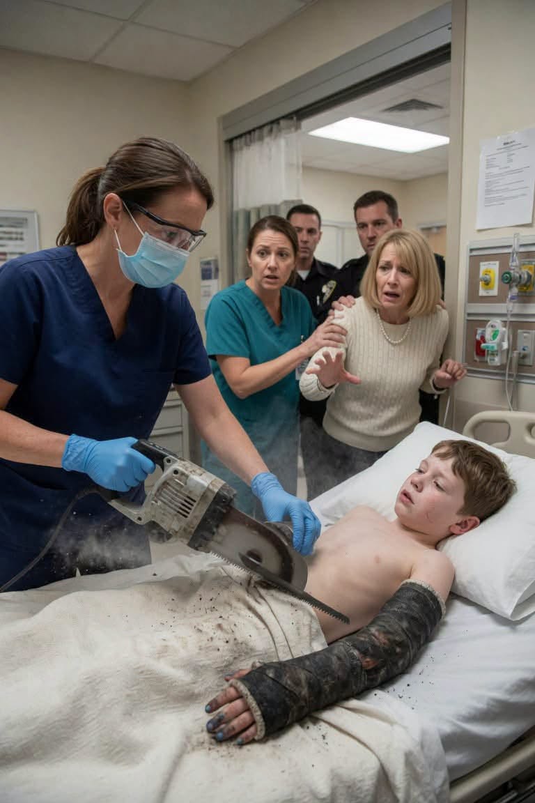 WHEN I CUT OPEN THE EIGHT-YEAR-OLD BOY’S ROTTING CAST, A HIDDEN CAPSULE FELL OUT—AND EXPOSED WHAT HIS STEPMOTHER HAD DONE TO HIS MISSING SISTER