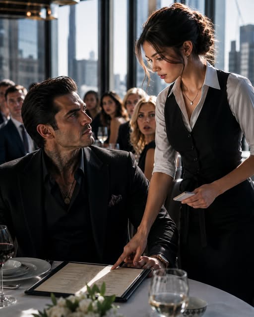 THE WAITRESS WHO CORRECTED THE BILLIONAIRE’S CHINESE