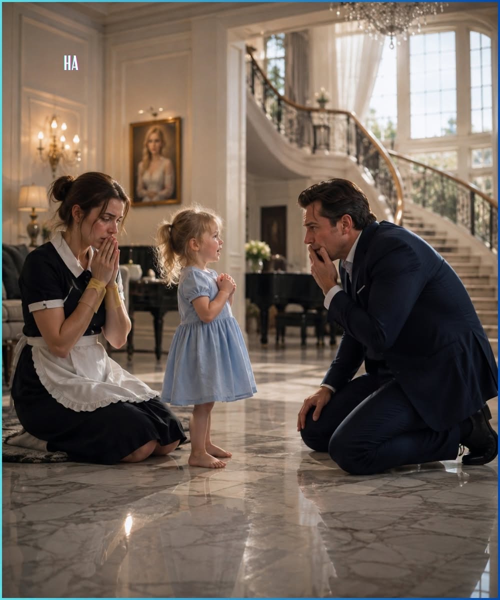 The billionaire heard the maid’s toddler hum four notes from his dead mother and dropped to his knees