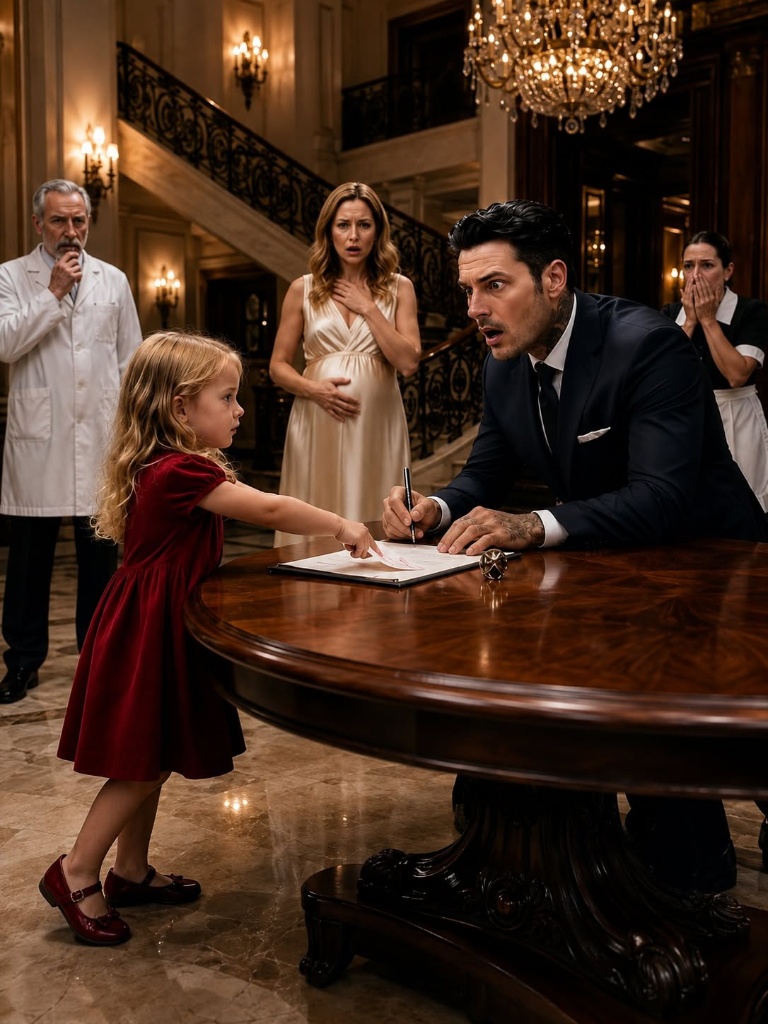 SHE'S NOT REALLY PREGNANT, SIR — THE MAID'S TODDLER WHISPERED, AND THE MAFIA BOSS DEMANDED PROOF