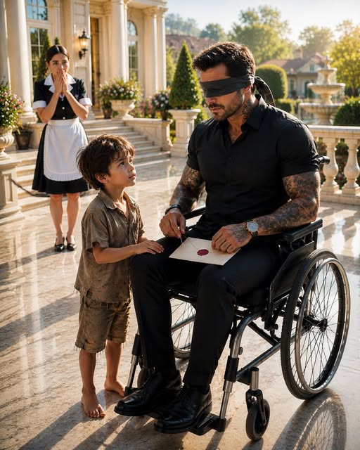 THE SIX-YEAR-OLD SON OF MY HOUSEKEEPER FOUND ME CRYING IN A WHEELCHAIR BEHIND MY MANSION
