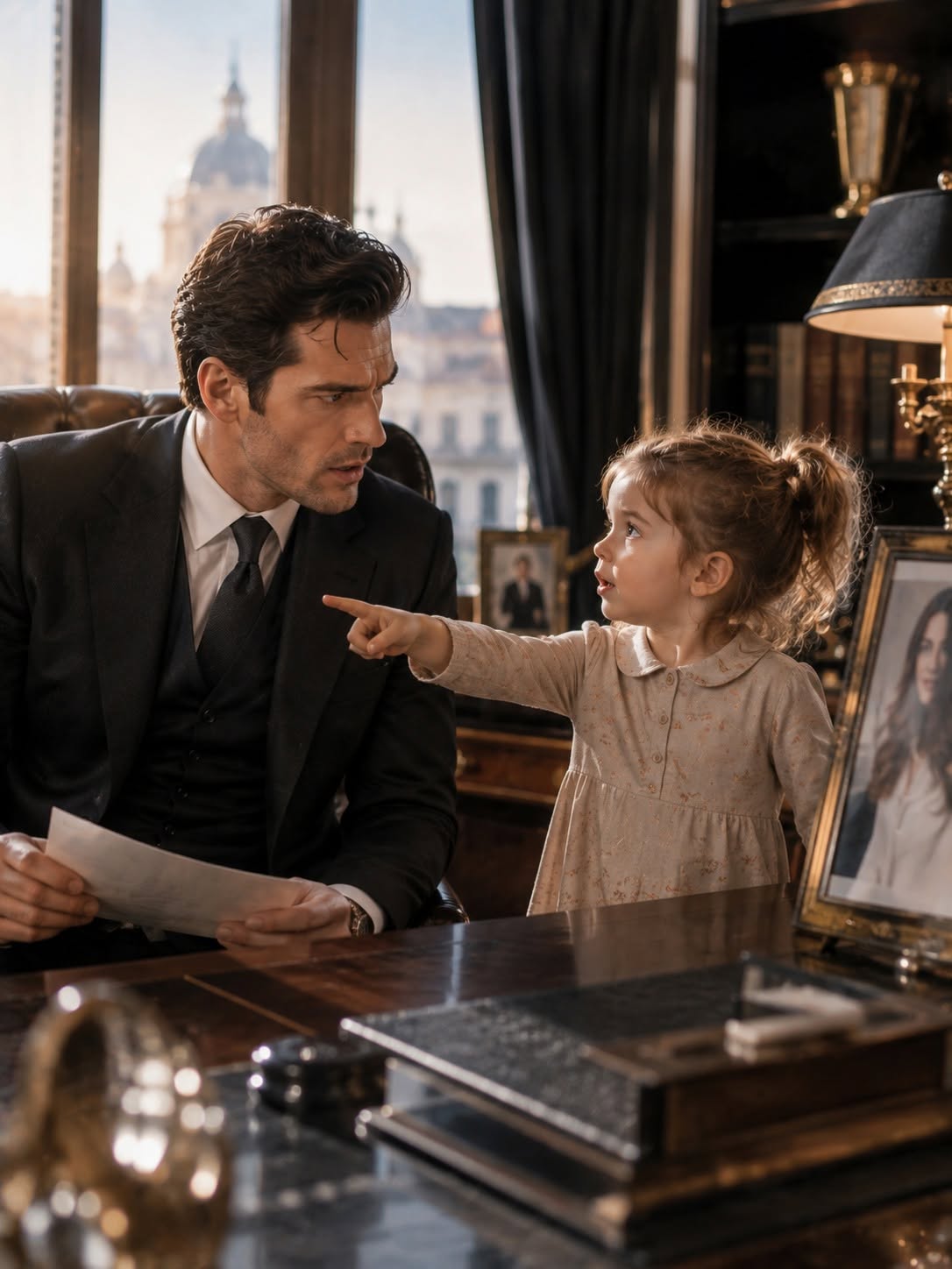“THAT’S MY MOMMY!” THE POOR LITTLE GIRL POINTED AT THE PHOTO AND TOLD THE MAFIA BOSS—HE FROZE