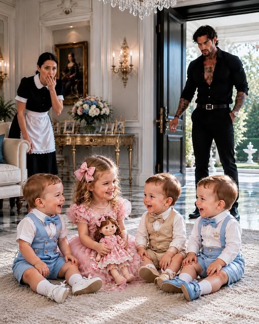 THE MAFIA BOSS’S TRIPLETS WOULD NOT STOP SCREAMING UNTIL THE MAID’S DAUGHTER FOUND WHAT WAS HIDDEN IN THEIR CRIBS