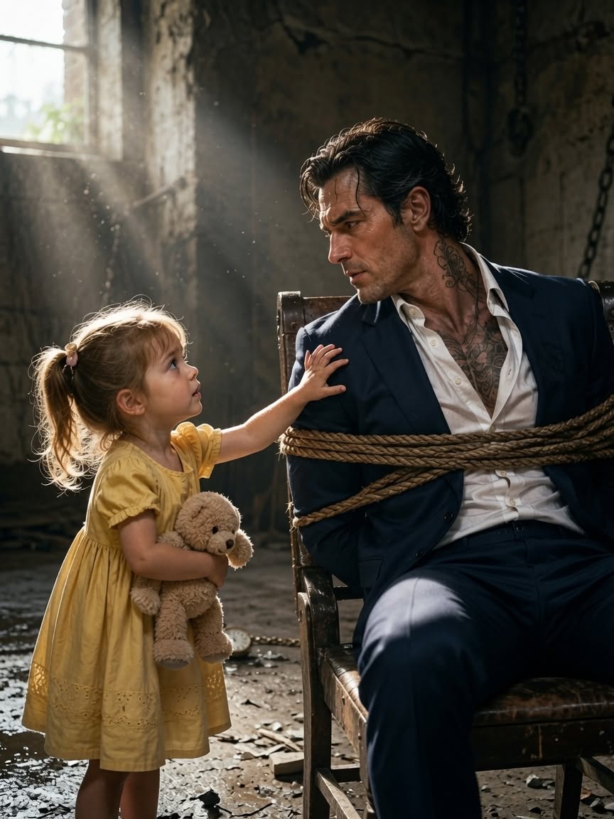 THE POOR MAID’S TODDLER FOUND THE MAFIA BOSS BOUND BENEATH HIS OWN MANSION—THEN HER PINK SCISSORS AND ONE MISSING BUTTON EXPOSED THE MAN EVERYONE TRUSTED