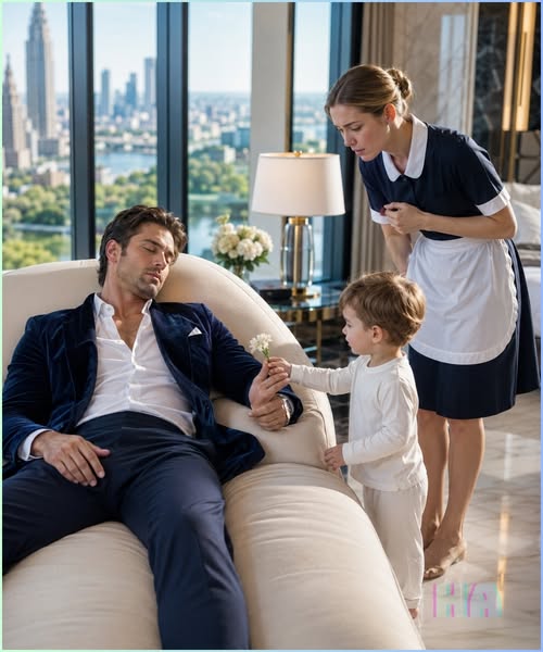 The Billionaire Boss Pretended to Sleep to See Who Still Cared, but His Maid’s Toddler Gave Him the One Thing His $40 Billion Couldn’t Buy Daniel Hale had spent twenty-eight years proving that he did not need anyone, but on the night he pretended to fall asleep on his own living-room sofa, he was secretly asking the most humiliating question of his life.