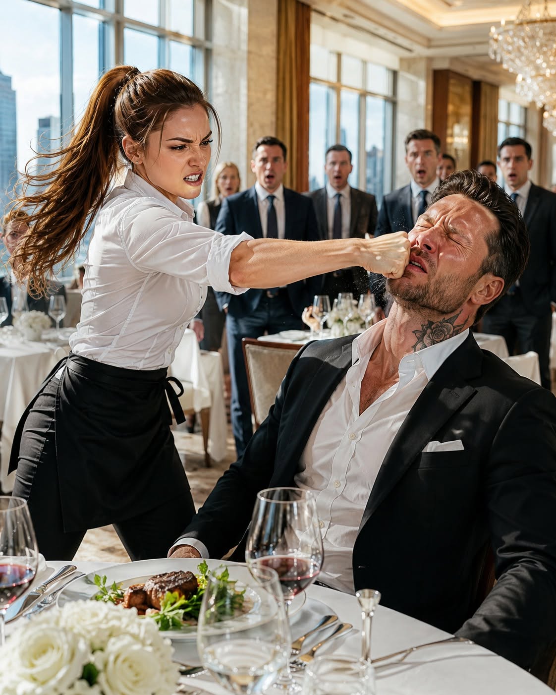 HE LAUGHED WHEN HIS ENFORCER GRABBED MY WRIST—UNTIL I SLAMMED THEM BOTH TO THE DINER FLOOR.