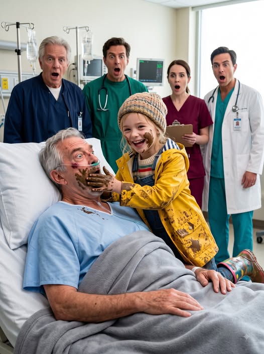 FOR TEN YEARS, EVERY DOCTOR SAID THE BILLIONAIRE COULD NOT HEAR THEM—THEN A POOR ELEVEN-YEAR-OLD GIRL COVERED HIS FACE WITH RAIN-SOAKED EARTH, AND HIS FIRST RESPONSE EXPOSED THE PEOPLE WHO NEVER WANTED HIM TO WAKE